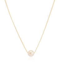 Choker Grumet com Pérola Banhado a Ouro 18K