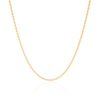 Choker Cordão Baiano Banhado a Ouro 18K