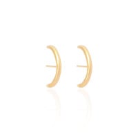 Ear Hook Liso Banhado a Ouro 18K