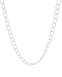 Choker Elos 7 mm Ródio Branco