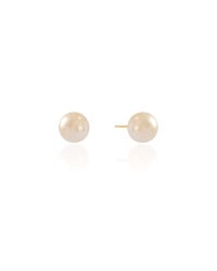 Brinco Pérola 10 mm Banhado a Ouro 18K