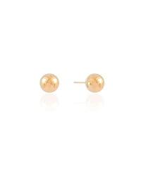 Brinco Bola Lisa 10 mm Banhado a Ouro 18K