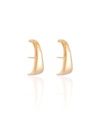 Ear Hook Liso Banhado a Ouro 18K