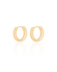 Brinco Argola Lisa 1.5 cm Banhado a Ouro 18K