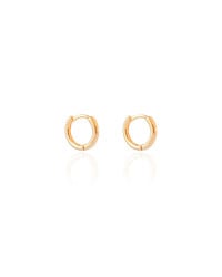 Brinco Argola Lisa 1.1 cm Banhado a Ouro 18K