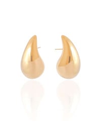 Brinco Gota Lisa 3.2 cm Banhado a Ouro 18K