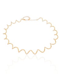 Aro Ondulado Banhado a Ouro 18K