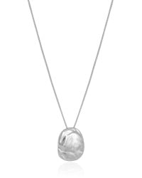 Gargantilha Veneziana Orgânico Ródio Branco
