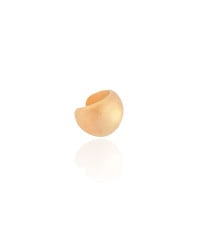 Piercing Abaulado Acetinado Fosco Banhado a Ouro 18K