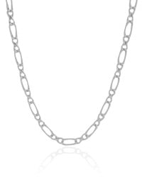Choker Elos Torcidos Ródio Branco