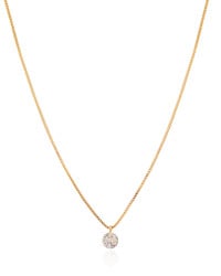Gargantilha Veneziana Ponto de Luz Banhado a Ouro 18K