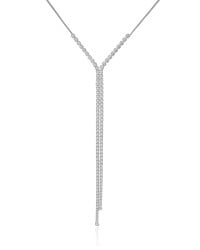 Gargantilha Gravata Riviera Ródio Branco