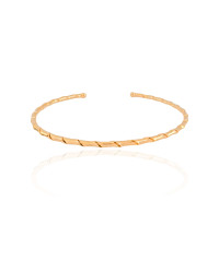 Bracelete Espiral 2 mm Banhado a Ouro 18K