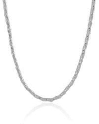 Choker Canutilhos Torcidos Ródio Branco