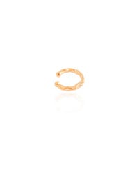 Piercing Martelado Banhado a Ouro 18K