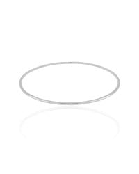 Bracelete Fechado Fio Ródio Branco