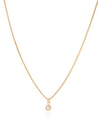 Choker Veneziana Ponto de Luz Cristal Banhado a Ouro 18K - 35 cm