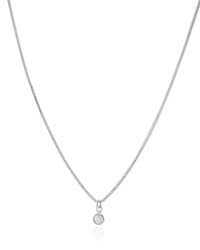 Choker Veneziana Ponto de Luz Cristal Ródio Branco - 35 cm