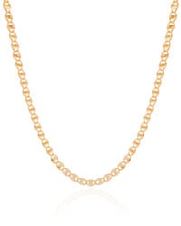 Choker Piastrine 4 mm Banhado a Ouro 18K