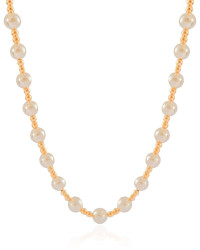 Gargantilha Pérolas 8 mm Banhado a Ouro 18K - 40 cm