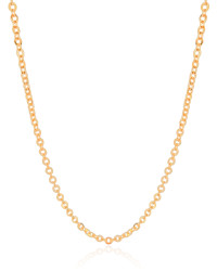 Gargantilha Elos Bailarina 3 mm Banhado a Ouro 18K - 45 cm