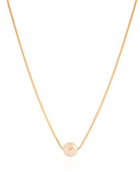 Gargantilha Veneziana Pérola 8 mm Banhado a Ouro 18K - 45 cm