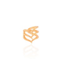 Piercing Filetes Lisos 1.4 cm Banhado a Ouro 18K
