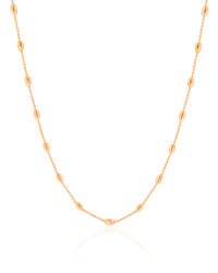 Choker Gomos 3 mm Banhado a Ouro 18K
