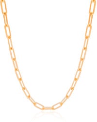 Choker Elos 5 mm Banhado a Ouro 18K