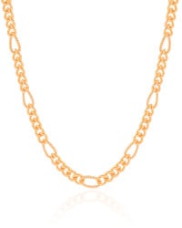 Choker Elos Detalhados Banhado a Ouro 18K