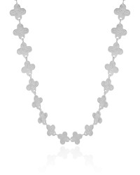 Choker Alhambra 10 mm Ródio Branco