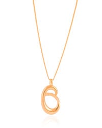 Gargantilha Longa Veneziana Nó Banhado a Ouro 18K - 65 cm