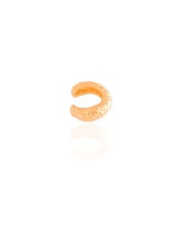 Piercing Orgânico Texturizado Banhado a Ouro 18K