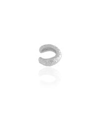 Piercing Orgânico Texturizado Ródio Branco