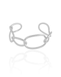 Bracelete Elos 22 mm Banho Branco