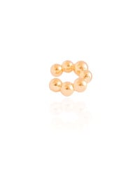 Piercing Bolas Lisas ABS Banhado a Ouro 18K