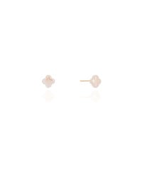 Brinco Flor Pérola 6 mm Banhado a Ouro 18K