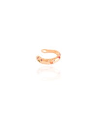 Piercing Cravejado Colorido Banhado a Ouro 18K