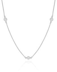 Choker Veneziana Pontos de Luz Cristal Ródio Branco