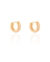 Brinco Argola Click Lisa 1.7 cm Banhado a Ouro 18K