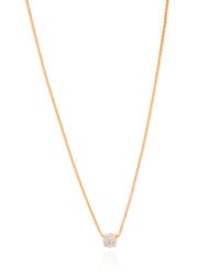 Gargantilha Veneziana Ponto de Luz Cristal 5 mm Banhado a Ouro 18K - 45 cm