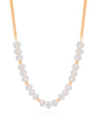 Gargantilha Snake Cristais Banhado a Ouro 18K - 40 cm