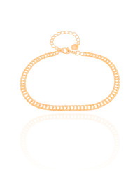 Pulseira Grumet 4 mm Banhado a Ouro 18K