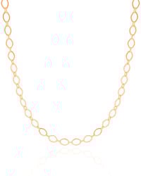 Choker Elos Losango 4 mm Banhado a Ouro 18K