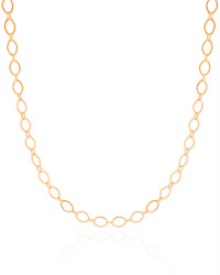 Choker Elos Losango 4 mm Banhado a Ouro 18K