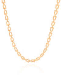 Choker Elos em U 5 mm Banhado a Ouro 18K
