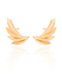 Ear Cuff Asa Lisa 4.5 cm Banhado a Ouro 18K