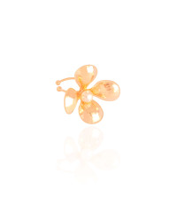 Piercing Flor Pérola Banhado a Ouro 18K