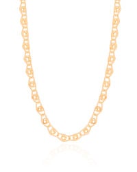 Choker Piastrine 5 mm Banhado a Ouro 18K