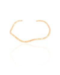 Bracelete Fio Quadrado Torcido 2 mm Banhado a Ouro 18K